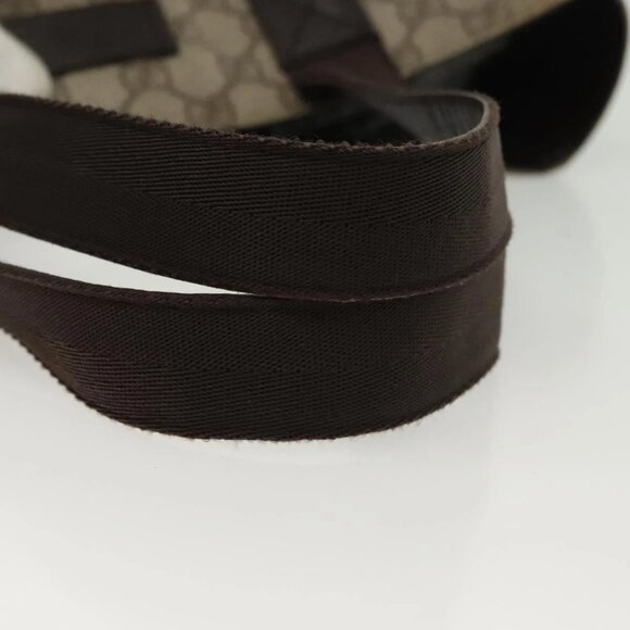 GUCCI GG Supreme Tote Bag PVC Beige Silver 141976 Auth bs28870 - Picture 8 of 16
